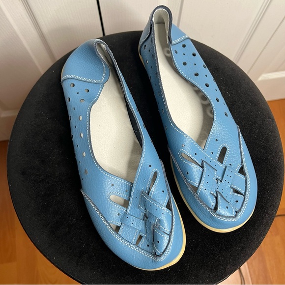 Woobling Womens Loafers Round Toe nonslip Flat Boat Shoes Nonslip Moccasins 40 - Picture 5 of 14